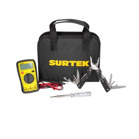 SURTEK Combination Tool Set With Electrical Testers, 4PK JPE4A